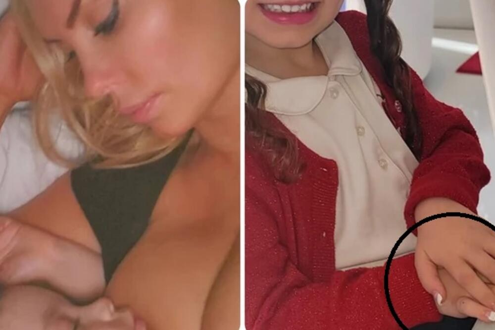 ZAVRŠILA U MEDIJIMA ZBOG ŠOK FOTKI! ISTOVREMENO DETE DOJI I VODI NA MANIKIR: Skandalozna Srpkinja razljutila svet!
