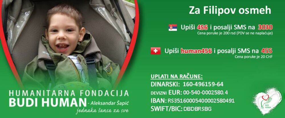 Filip Radojičić, Cerebralna paraliza