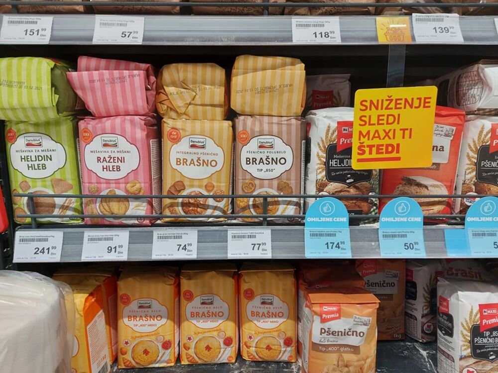 Cene, Ulje, Brašno, Šećer, Hleb, Meso