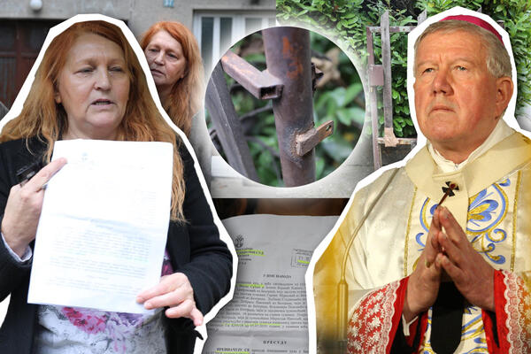 IZVRŠITELJI NENAJAVLJENO HTELI DA ISELE GORDANU IZ STANA NA ZVEZDARI!Ona tvrdi da iza svega stoji NADBISKUP HOČEVAR