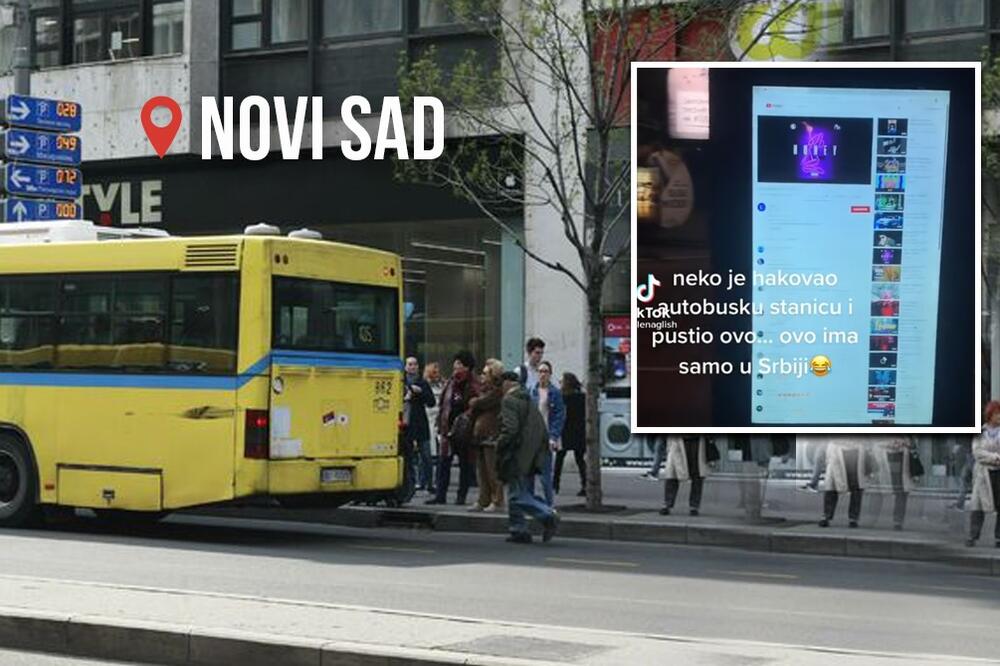 TREŠTI MUZIKA SA AUTOBUSKE STANICE, HAKOVANA USRED NOVOG SADA: Ovo je pravi hit, ljudi u neverici (VIDEO)