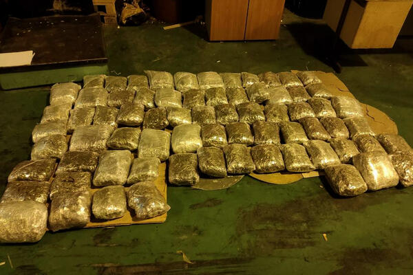 MUP: Zaplenjeno oko 53 kilograma droge na prelazu Gradina