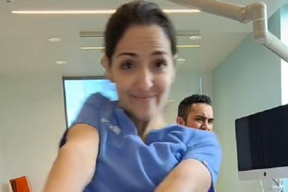 SNIMAK ASISTENTKINJE KAKO TVERKUJE U ORDINACIJI POSTAO VIRALAN: Kao luda DIŽE ATMOSFERU, HIT! (VIDEO)