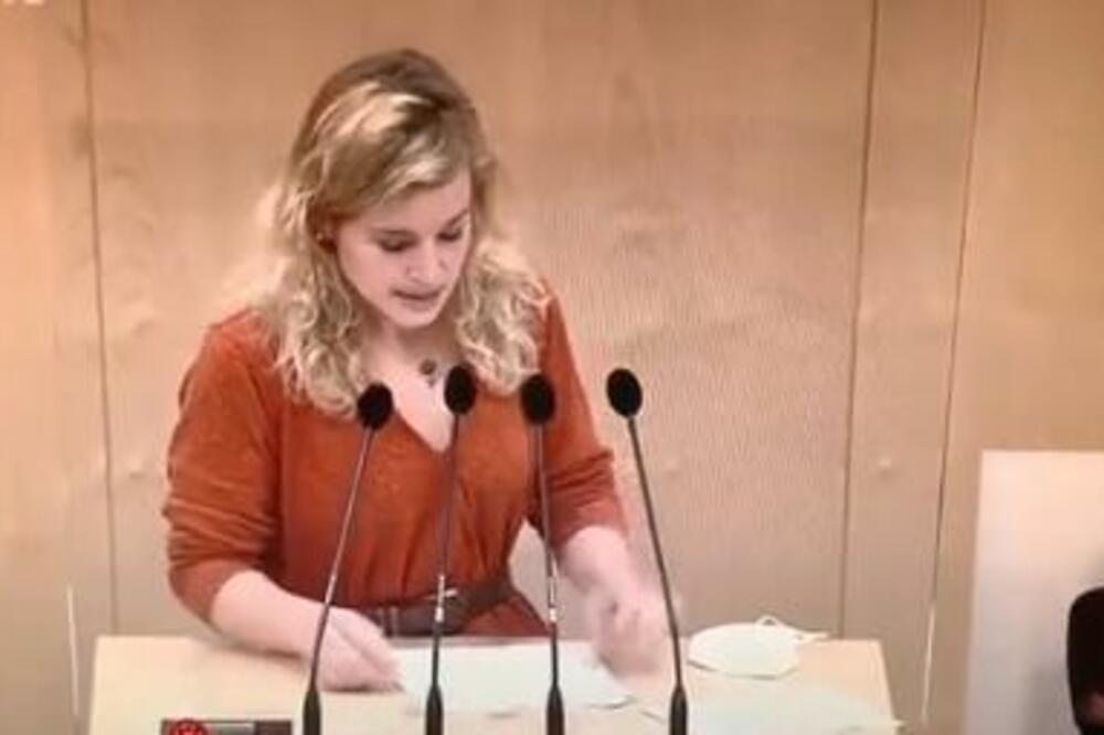 BURNO U AUSTRIJSKOM PARLAMENTU: Poslanica pala u nesvest tokom govora (VIDEO)