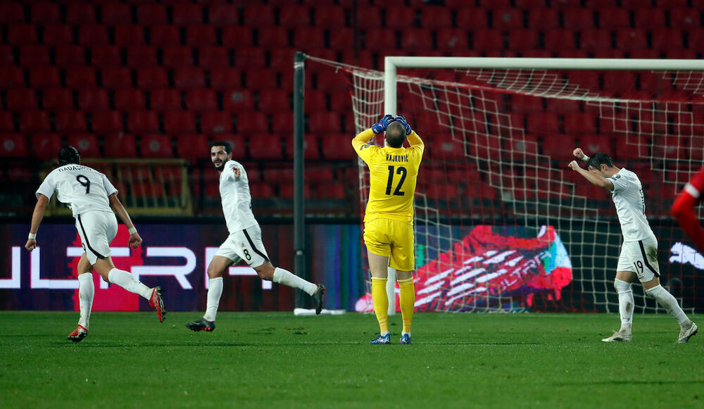 Predrag Rajković, Fudbalska reprezentacija Azerbejdžana