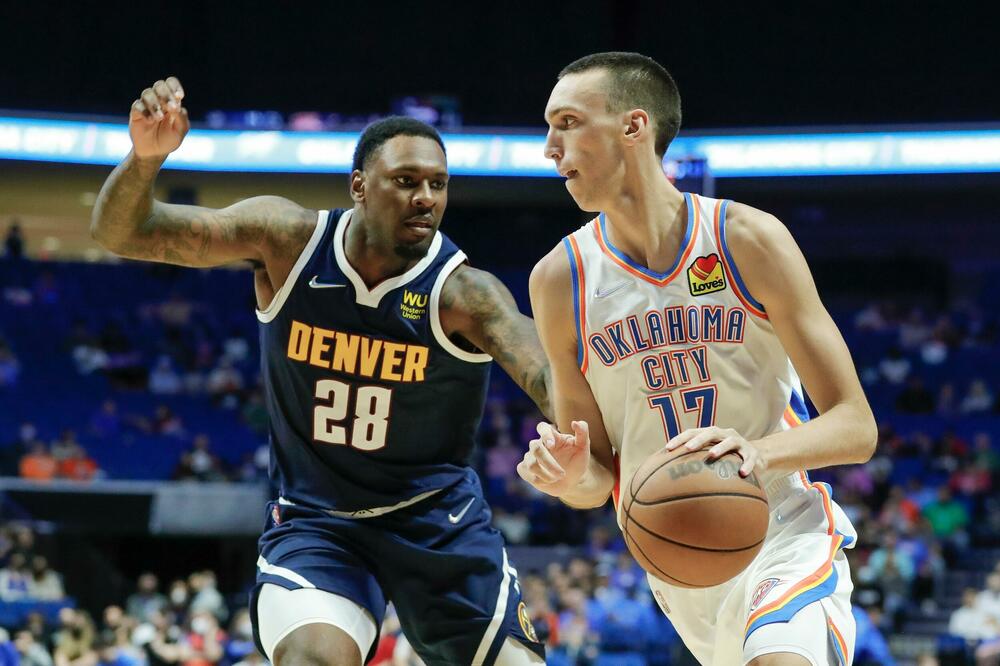 DENVER BEZ JOKIĆA STIGAO DO PRVE POBEDE U PREDSEZONI: Pokuševski briljirao u porazu Oklahome (FOTO)