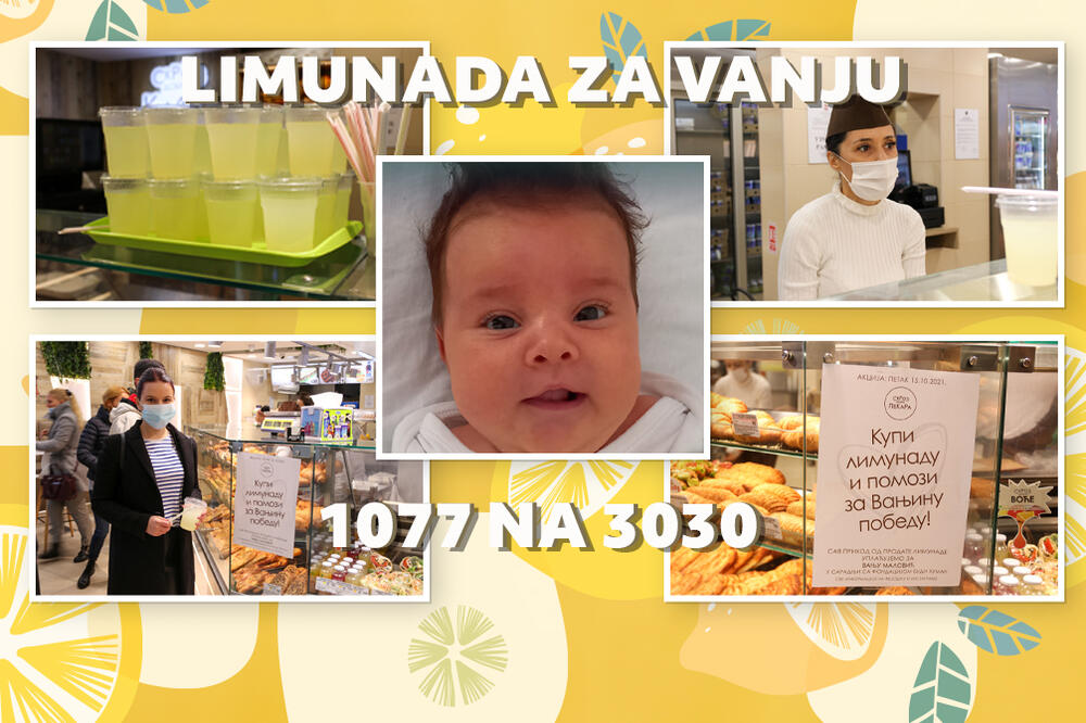 POPILI SMO LIMUNADU ZA MALU VANJU: To možete učiniti i vi na OVOM MESTU I POMOĆI DA SE SPASI ŽIVOT! (FOTO) (VIDEO)