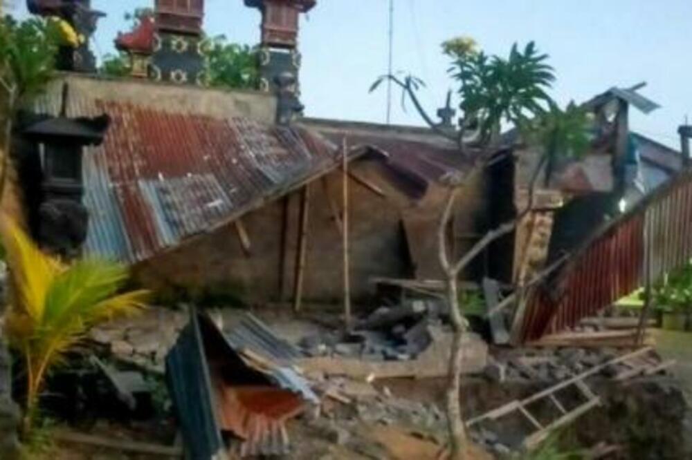 ZEMLJOTRES POGODIO BALI: Ima nastradalih, povređeno njih 7