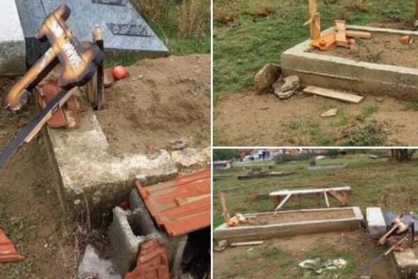 NOVI NAPAD NA SRBE NA KOSMETU: Jovanka na grobu supruga zatekla SLOMLJEN KRST