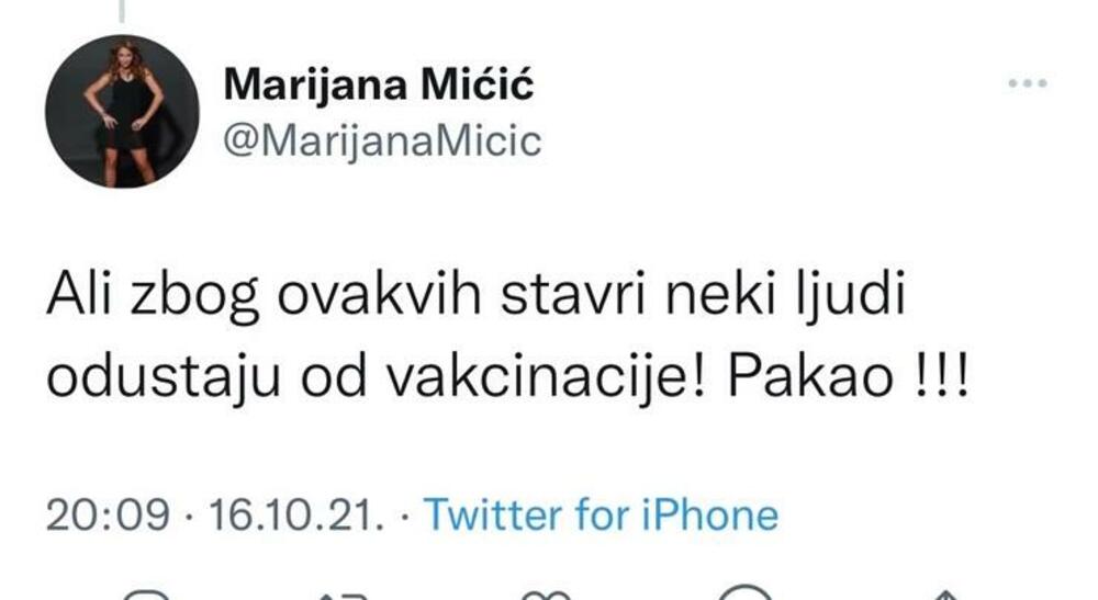 Marijana Mićić, Vakcinacija