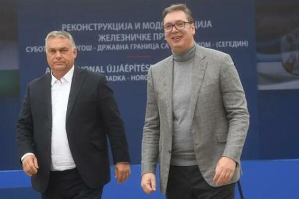 "Pruga će doneti velike rezultate"! Vučić prisustvovao na ceremoniji rekonstrukcije radova železničke pruge (VIDEO)