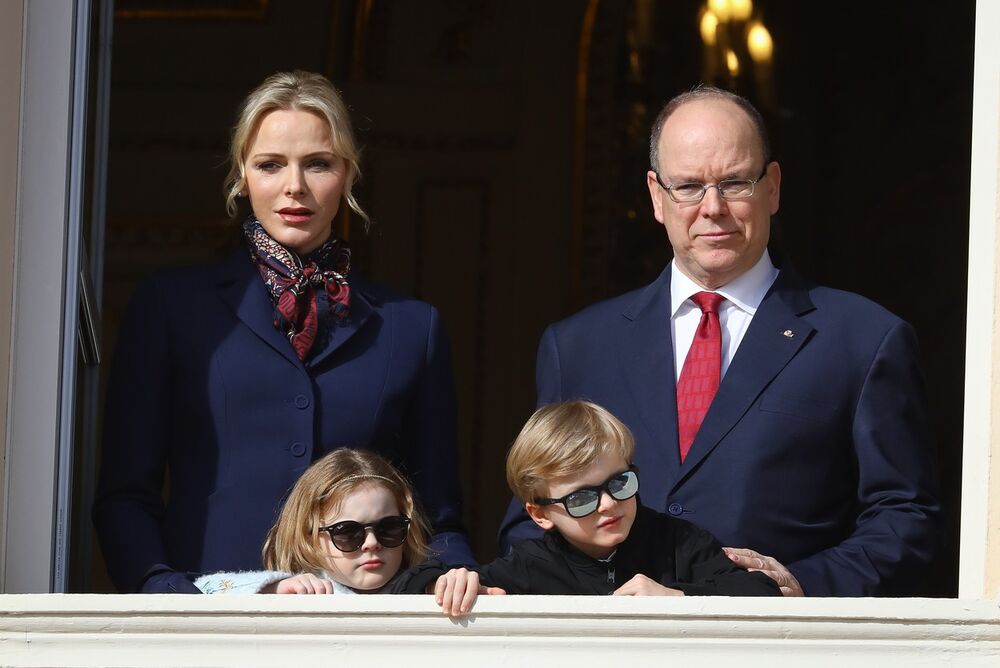 Princeza Šarlin, princ Albert i njihova deca 
