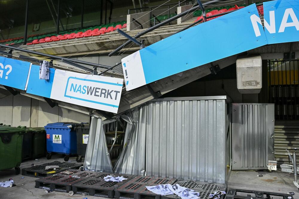 SLEDI TEMELJNA ISTRAGA: Holandske vlasti zbog sigurnosti zatvorile stadioin u Nijmegenu (FOTO)