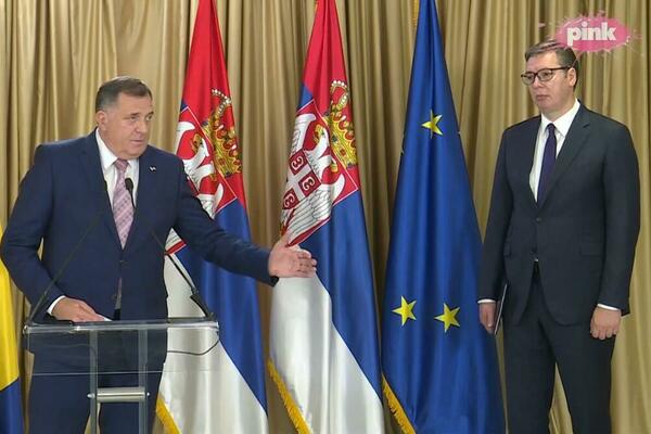 OBRATILI SE VUČIĆ I DODIK: Gotov sastanak u VILI MIR