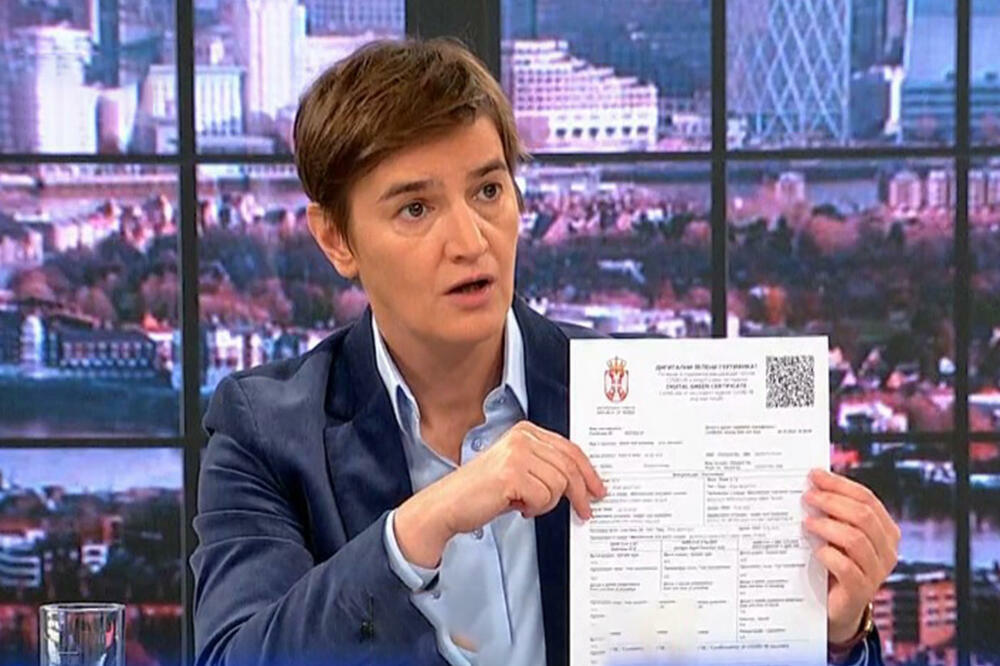 PREMIJERKA BRNABIĆ SVE DETALJNO OBJASNILA: I nevakcinisani mogu u kafiće, ali pod ovim uslovima!