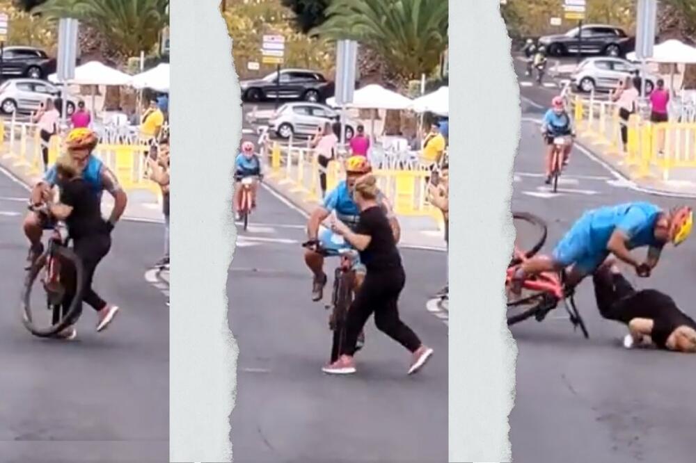 JEZIV SNIMAK SUDARA, NEVEROVATNO! Lekari se bore za život nesmotrenoj navijačici (VIDEO)