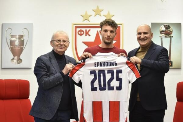ZVEZDA PRODUŽILA UGOVOR SA DEFANZIVCEM: Eraković sad cilja neostvarenu želju!