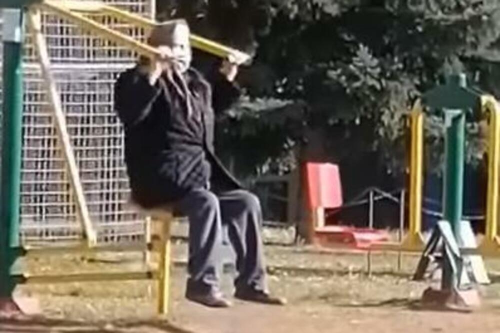 ''ŠVARCENEGER BAKA'' IZ VRANJA U OSMOJ DECENIJI VEŽBA NA OTVORENOM: Dok omladina spava do 1, ONA TRENIRA (VIDEO)