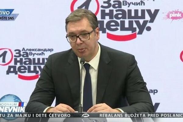 PREDSEDNIK VUČIĆ POSLE SASTANKA SNS - SPS: "Obećavamo ozbiljnu borbu" (VIDEO)