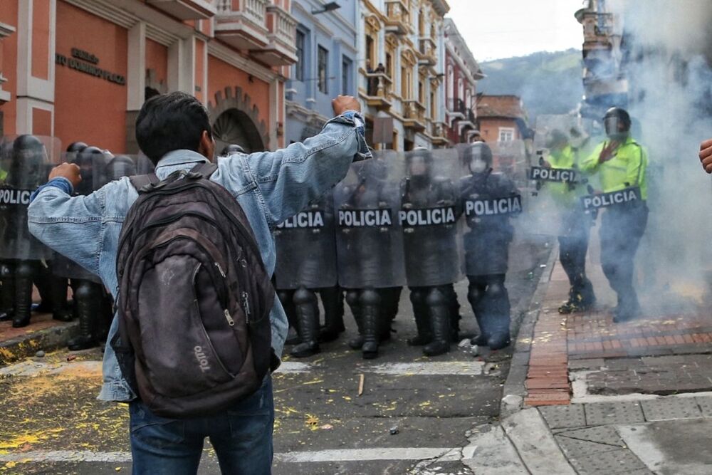 Ekvador, Protesti