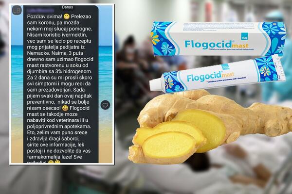 "3 PUTA DNEVNO SAM UZIMAO FLOGOCID MAST RASTVORENU U SOKU OD ĐUMBIRA": Srbin podelio OPASAN RECEPT "PROTIV KORONE"!