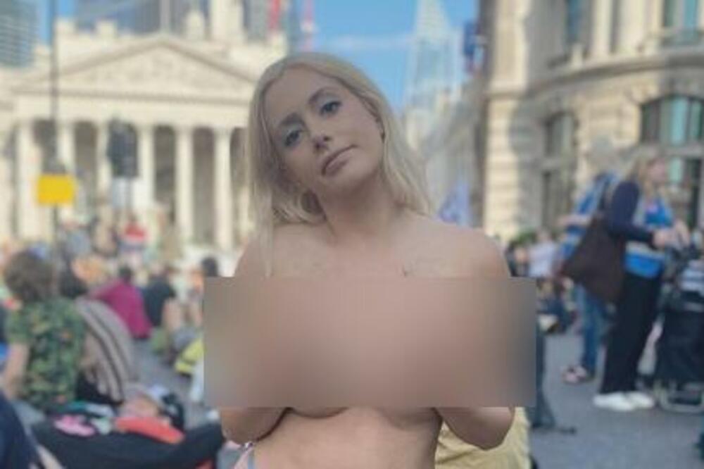 OSLOBODILA BUJNO POPRSJE I KRENULA KA REZIDENCIJI PREMIJERA: Toliko golotinje SVET DUGO nije VIDEO, SRČANI U NAJAVI