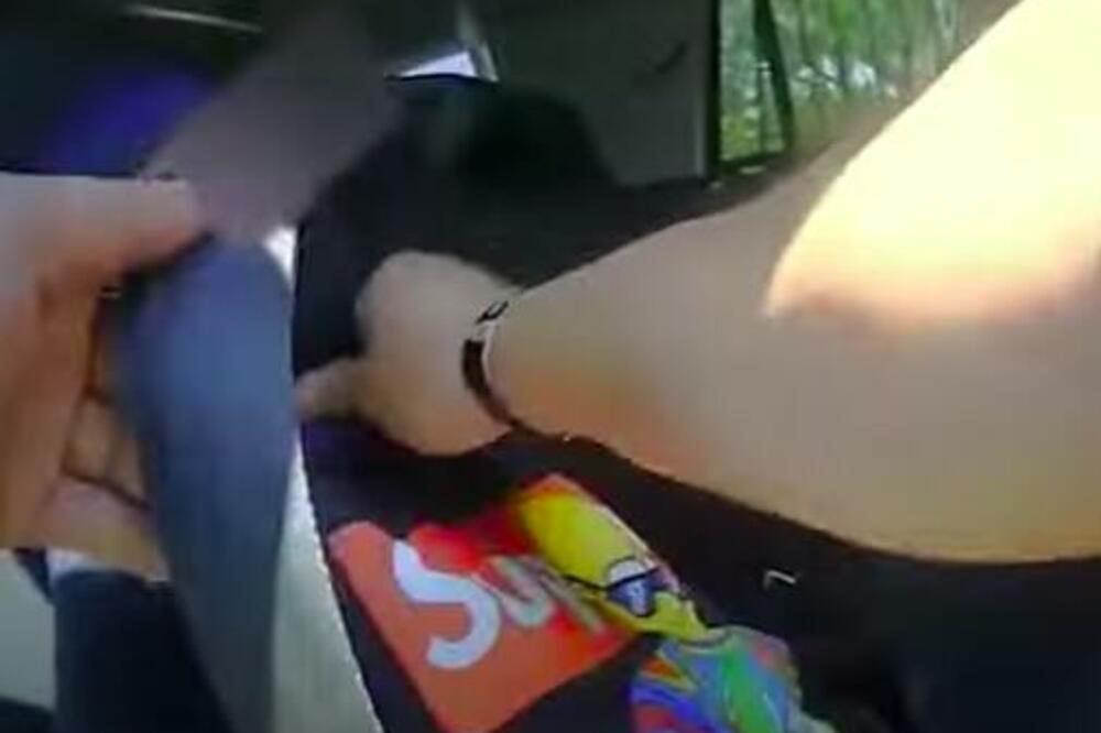 DEČAK (12) UKRAO KOLA PA SE ZAKUCAO U KARAVAN U KOM JE BILA BEBA: Tokom hapšenja PLAKAO KAO KIŠA! (VIDEO)