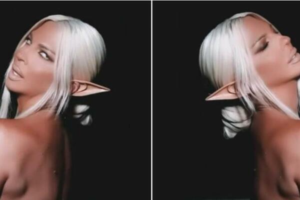 JELENA KARLEUŠA SE SKINULA GOLA NA NOĆ VEŠTICA! Izbacila je GRUDI i ZADNJICU, sve PRŠTI! (VIDEO)