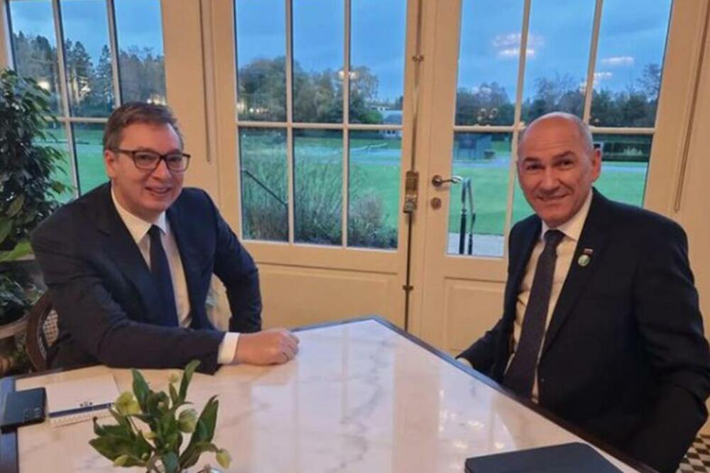 VUČIĆ NA SAMITU LIDERA U GLAZGOVU! Obratio se nakon sastanka sa Janezom Janšom