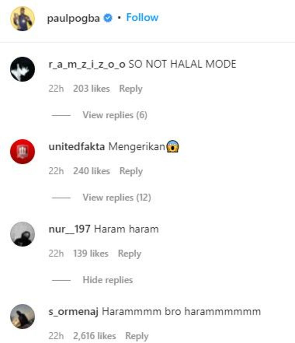 Komentari, Pol Pogba