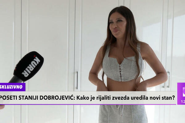 STANIJIN NOVI STAN ĆE DA IZGLEDA KAO KRALJEVSKA PALATA: Dobrojevićeva otkrila SVE DETALJE, pa oduševila FANOVE!