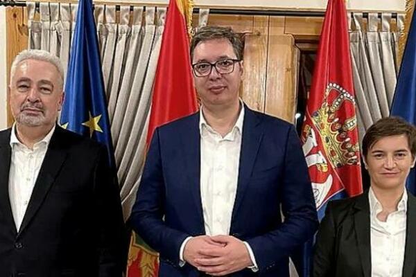 VUČIĆ POŽELEO DOBRODOŠLICU KRIVOKAPIĆU: "Uveren sam da Srbija i Crna Gora mogu i moraju bolje da sarađuju"