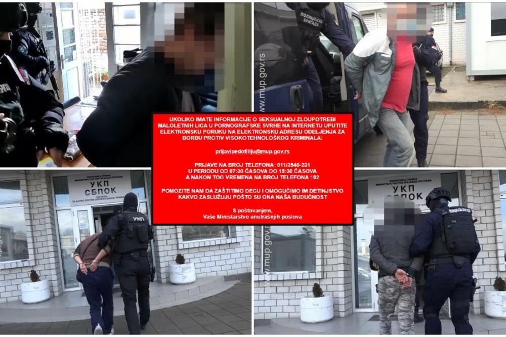 SASLUŠANI PALI PEDOFILI U AKCIJI "ARMAGEDON"! Preko mreža vrbovali maloletnike, neki ugovarali se*sualne odnose