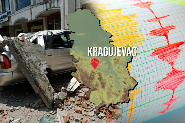 KRAGUJEVAC POGODIO ZEMLJOTRES, NISTE NI OSETILI: Još DVA potresa tla registrovana u Srbiji