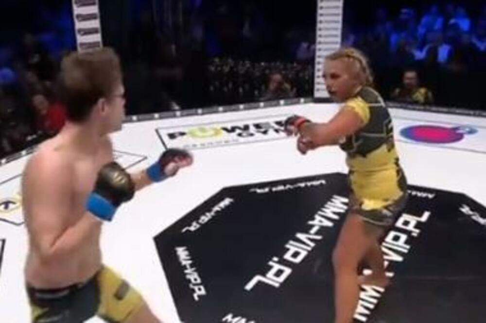 IGRE BEZ GRANICE - MUŠKARCI PROTIV ŽENA U OKTAGONU: U početku je smešno, onda postaje ŽALOSNO... (VIDEO)