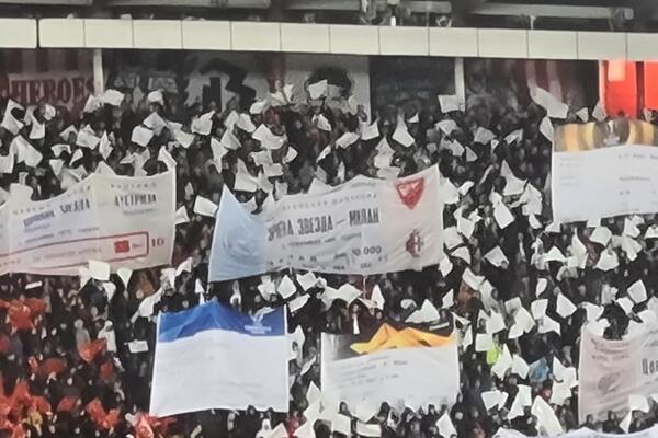 DELIJE DOČEKALE MITJILEND SJAJNOM KOREOGRAFIJOM: BOGATA ISTORIJA crveno-belih na jednom mestu! (FOTO)