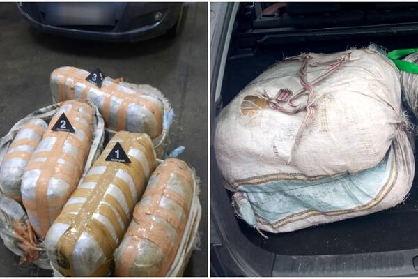 ZAPLENJENA DROGA U PRIJEPOLJU! Policija u prtljažniku vozila pronašla pakete (FOTO)