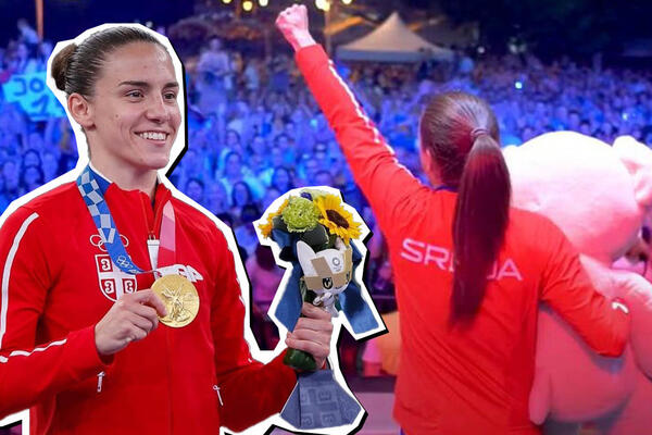 NOĆ KADA JE ARANĐELOVAC 'GOREO' ZA JOVANU PREKOVIĆ: Fantazija pod Bukuljom za olimpijsku šampionku! (FOTO/VIDEO)