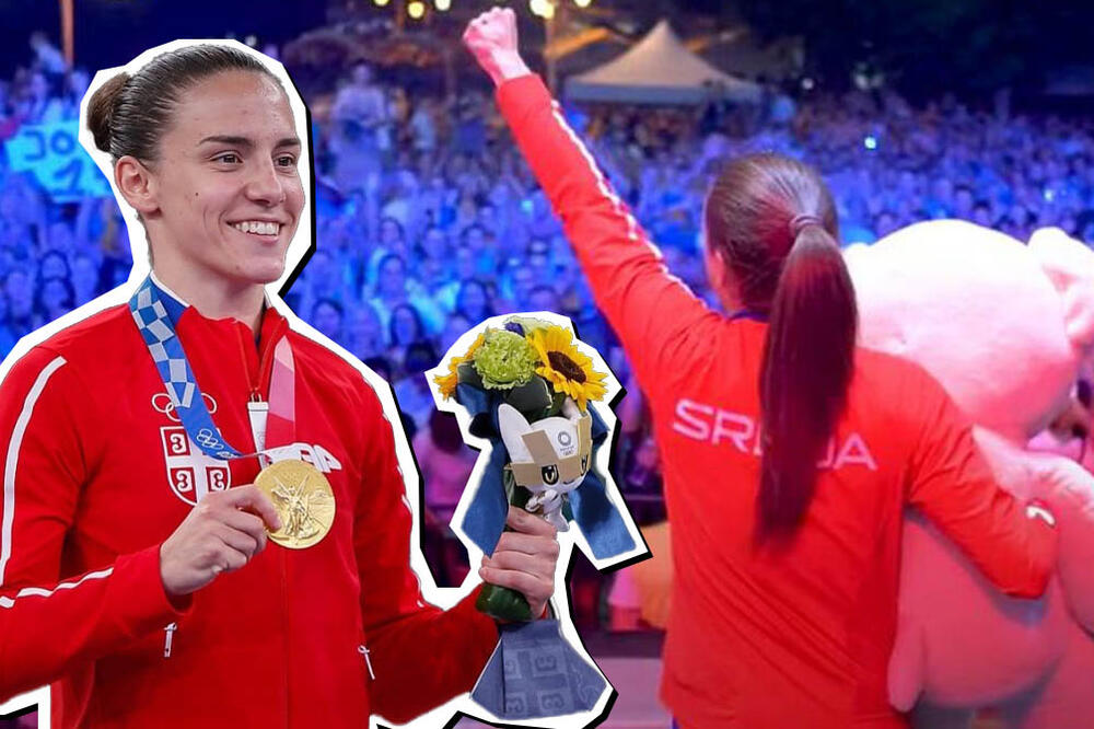 NOĆ KADA JE ARANĐELOVAC 'GOREO' ZA JOVANU PREKOVIĆ: Fantazija pod Bukuljom za olimpijsku šampionku! (FOTO/VIDEO)