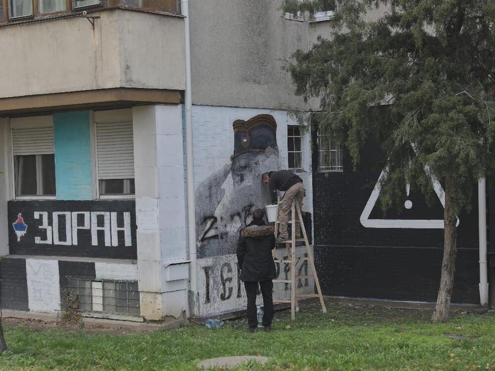 Mural, Ratko Mladić