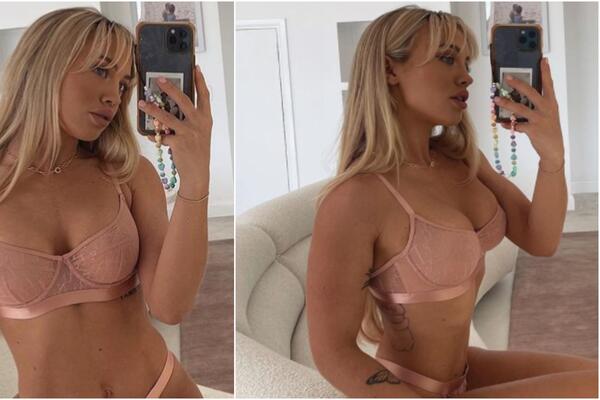 ČISTA PROVOKACIJA! Vrela PLAVUŠA ogolila INTIMU, bujne obline KIPE na SVE STRANE: Muškarci neka se paze ove MAME!