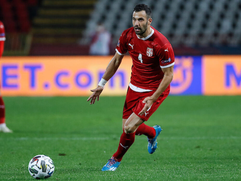 Luka Milivojević u dresu reprezentacije Srbije