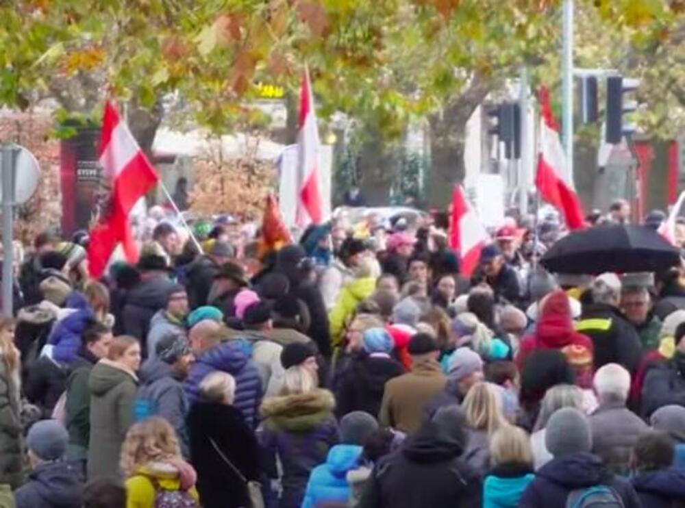 Austrija, Protest, Nevakcinisani