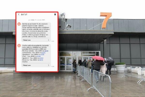 SADA MOŽETE DA ZAKAŽETE TERMIN ZA VAKCINACIJU I PUTEM SMS-A! Batut uveo novu opciju, JEDNOSTAVNO JE! (FOTO)