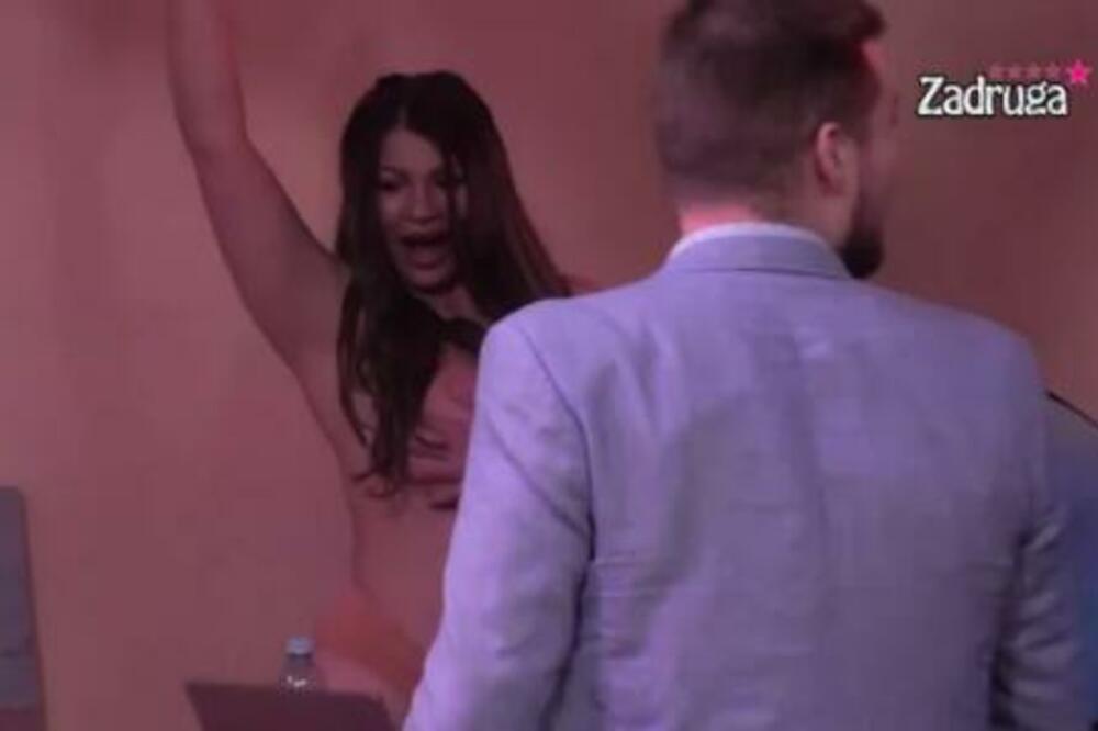 MILJANA KULIĆ SE POJAVILA GOLA NA ŽURCI! SEVAJU OGROMNE GRUDI I POZADINA: Došla da podrži Zolu i ZAPREPASTILA SVE