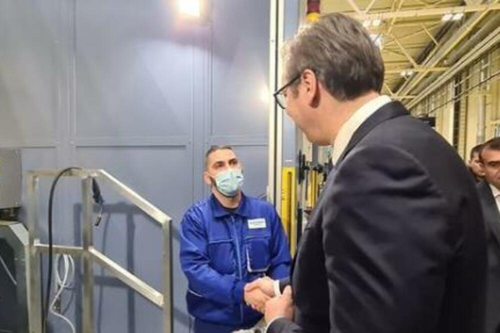 "U SRBIJI NIKADA NISAM VIDEO OVAKO NEŠTO": Vučić na otvaranju fabrike u Subotici