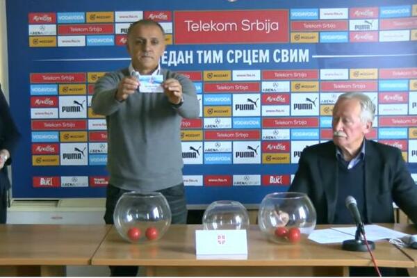 ODRŽAN ŽREB KUPA SRBIJE, DRULOVIĆ IZVLAČIO PAROVE: Zvezda čeka Radnički, Partizan ide u goste niželigašu!