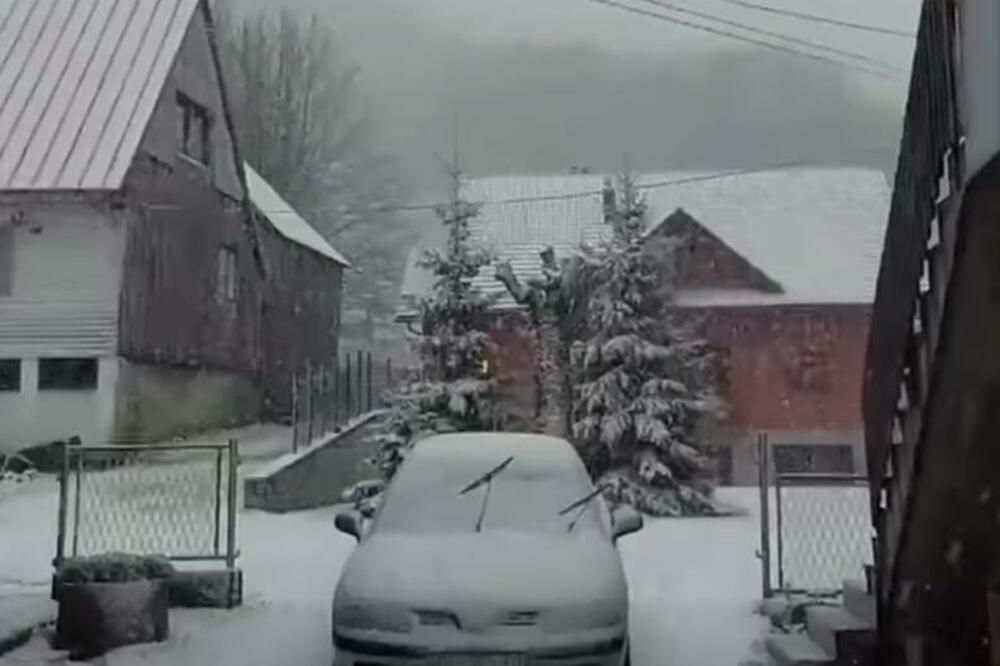 KOD KOMŠIJA PAO PRVI SNEG: Hrvatska se zabelela (VIDEO)