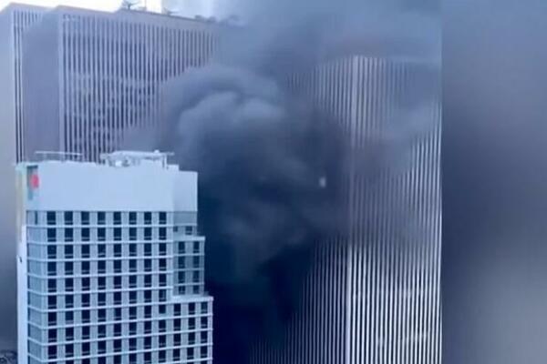 POŽAR NA MEHETNU! Deo grada blokiran, DIM kulja iz višespratnice (VIDEO)