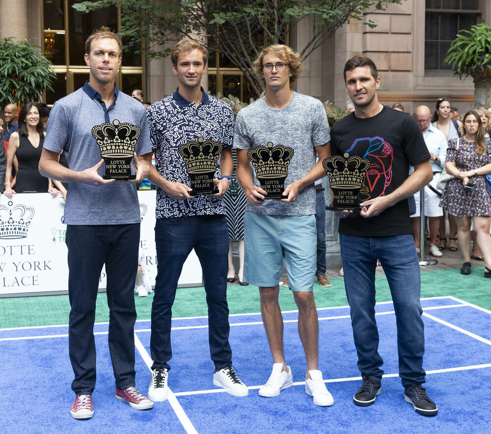Miša Zverev, Aleksander Zverev, Danil Medvedev